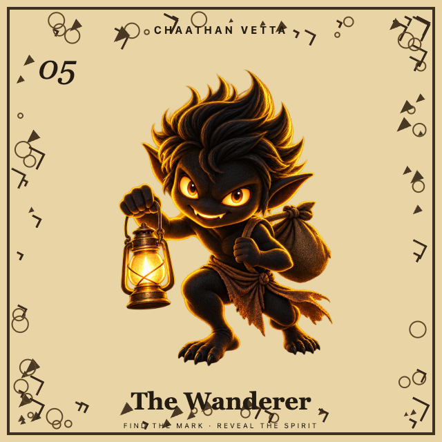 Wanderer Chathan: print this exact square to reveal the creature